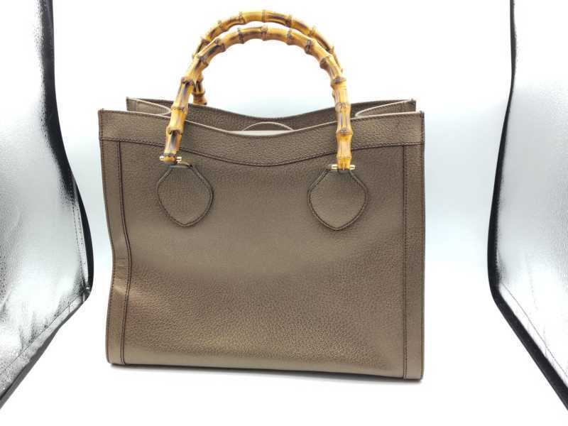 グッチ買取 バンブートート レザー